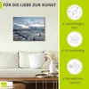ARTland Leinwandbild Winter Sonnenuntergang am Meer Größe: Produktbild-Vorschau 2