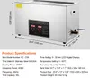 SucceBuy pulitore ad ultrasuoni con timer digitale e Anteprima dell’immagine prodotto 7