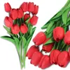 EDIBAZZAR | Künstlicher roter Tulpenstrauß 10 Stück Produktbild-Vorschau 6