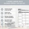 Tafelkalender 2027 Anthrazit DIN A4 3er Set Produktbild-Vorschau 2