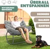 KESSER® Schaukelstuhl für drinnen & draußen Schaukelsessel Produktbild-Vorschau 4