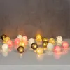 20er Lichterkette Ø6cm LED Kugeln Girlande Lampions Produktbild-Vorschau 6