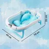 Faltbare Babybadewanne Gross Mit Lcd Thermometer Badekissen Produktbild-Vorschau 5