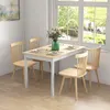 HOMCOM Esstisch, 120 x 75 cm Küchentisch mit Landhaus-Stil Produktbild-Vorschau 2