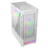 A white computer case with RGB lighting. Anteprima dell’immagine prodotto