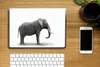 MuchoWow® Laptop Aufkleber Sticker Cover Elefant auf weißem Produktbild-Vorschau 2