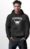 Hoodie Herren Wikinger-Helm Skull Totenkopf Print Aufdruck Produktbild-Vorschau 3