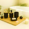 Relaxdays Badezimmer Set, 6-teilig, Badaccessoires Produktbild-Vorschau 3