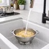 Edelstahl-Sieb mit Griffen Ø 24 cm Abtropfsieb Küchensieb Produktbild-Vorschau 2