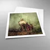 Poster - Poster ohne Rahmen - Elefant Dschungel Nebel - Produktbild-Vorschau 3