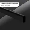 SOTECH Schrankstange oval 30 x 15 mm schwarz, 600 mm – Produktbild-Vorschau 3