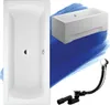 BADLAND Badewanne Rechteck Ines 180x80 mit Acrylschürze, Produktbild-Vorschau 8