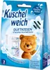 A product package for Kuschelweich Duftkissen (scented cushions) with a teddy bear illustration and images of a wardrobe and flowers. Anteprima dell’immagine prodotto