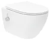 SAT Fusion Wand-WC mit Bidet und Wirbelspülung WC-Sitz mit Produktbild-Vorschau 1