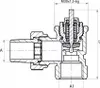 Eck-Thermostat-Satz 1/2 Zoll Produktbild-Vorschau 2