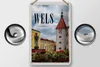 Blechschild Reise 12x18cm Wels Österreich Kirche Produktbild-Vorschau 2