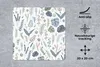 MuchoWow® Mauspad Mousepad Muster - Blumen - Pflanzen 20x20 Produktbild-Vorschau 3