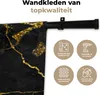 MuchoWow® Wandteppich Wandbehang Marmor - Gold - Schwarz - Produktbild-Vorschau 3