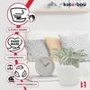 KOTARBAU® 2 pcs. pot de fleurs blanc intérieur rond ⌀ 12 cm Voir les images du produit 5