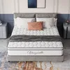 A mattress is displayed on a bed frame in a bedroom setting. Produktbild-Vorschau