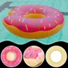 Aufblasbarer Donut Schwimmring 120 cm Pink XXL Poolring Produktbild-Vorschau 2