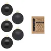 Weihnachtskugeln Glas 3cm  24 Stück - Ebony Black Produktbild-Vorschau 2