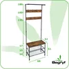A diagram of a coat rack with dimensions indicated by numbers and lines. Podgląd zdjęcia produktu