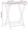 vidaXL Skladací záhradný stôl 50x36x60 cm z masívneho dreva Náhľad obrázku produktu 8