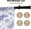 MuchoWow® Wandteppich Wandbehang Vintage - Vogel - Blumen - Produktbild-Vorschau 3