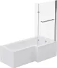 Elara (links) Badewanne 170 x 85 x 53 cm, weiß Produktbild-Vorschau 1