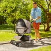 PawHut Hundewagen Hundebuggy Pet Stroller Hunde Buggy mit 4 Produktbild-Vorschau 2