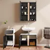 Set di mobili da bagno Vicco Gloria Antracite 3 pezzi, Anteprima dell’immagine prodotto 6