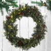 Meisterhome ® Künstlicher Weihnachtskranz Adventskranz für Produktbild-Vorschau 8