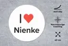MuchoWow® Mauspad Mousepad Ich liebe - Nienke - Mädchen Produktbild-Vorschau 2