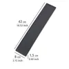 WENKO Geschirr Abtropf Matte SLIM Ablage Schwarz 8x42 cm Produktbild-Vorschau 5