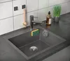 METALTEX držiak na hubky INOX čierny samolepiaci / držiak Náhľad obrázku produktu 5