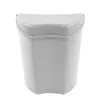Abfalleimer grau, inkl. Halterung, (H/B/T) 30 x 27 x 16 cm, Produktbild-Vorschau 3