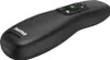 A black wireless laser presenter with a green light pointer. Voir les images du produit