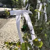 Oblique Unique 10 Antennenschleifen Hochzeit Deko Schleifen Produktbild-Vorschau 2