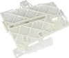 A white plastic component with a grid-like structure and several mounting points. Produktbild-Vorschau