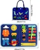 Aktivitätsbrett Für Kleinkinder 1 Stück, Blau, Montessori Produktbild-Vorschau 5