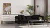 Wohnzimmer Sofa Set Designer Schwarzer Luxus Dreisitzer Produktbild-Vorschau 3
