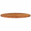 Tischplatte 140x60x3,8 cm Oval Massivholz Akazie Produktbild-Vorschau 3