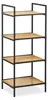 półka boczna relaxdays brązowa, czarna 39,0 x 32,5 x 95,0 Podgląd zdjęcia produktu 9