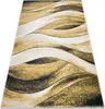Tapis FUSION 1617 jaune / crème - Vagues, moderne, abstrait Voir les images du produit 1