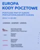 Európa – PSČ. Mapa PSČ. Podložka na stôl. Vydanie 2025. Náhľad obrázku produktu 6