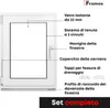 Finestra per seminterrato bianca 750X550 mm con doppi vetri Anteprima dell’immagine prodotto 3
