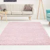 Shaggy Hochflor-Teppich Uni 500 Rosa 80x150 cm Produktbild-Vorschau 7