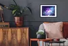 MuchoWow® Gerahmtes Poster Weltraum - Blau - Sterne 40x30 Produktbild-Vorschau 3