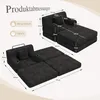 okwish Einzel Sofa mit 4 Seitentaschen und Getränkehaltern, Produktbild-Vorschau 4